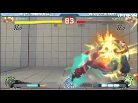 EVO 2011 SSF4 AE Winners Quarter Finals - Daigo (Yun) vs Kindevu (Yun)