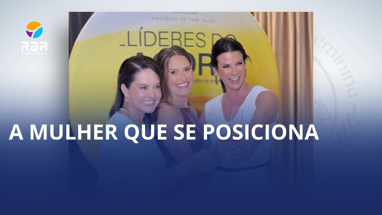 A mulher que se posiciona