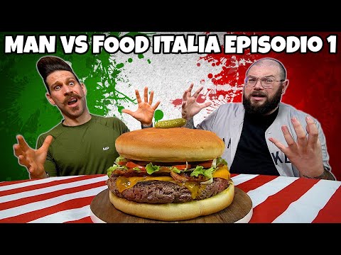 "MAN VS FOOD ITALIA" episodio 1 - SASQUATCH BURGER CHALLENGE