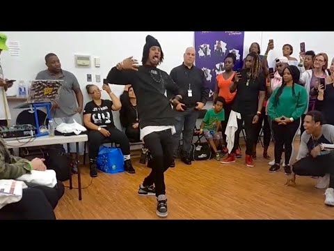 FLASHBACK: LARRY (Les Twins) BEAST MODE!! MONTREAL Workshop 2018!!