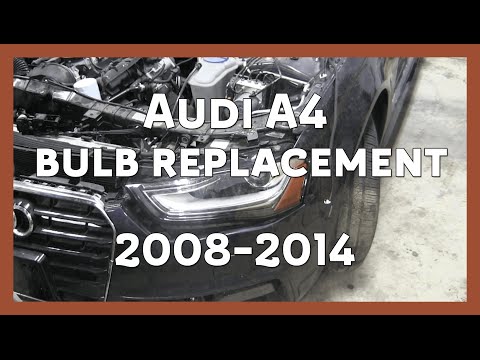AUDI A4 Headlight Bulb Replacement - (2008-2014 B8 / B8.5)