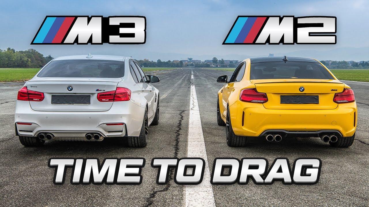 BMW M2 VS BMW M3 - TIME TO DRAG