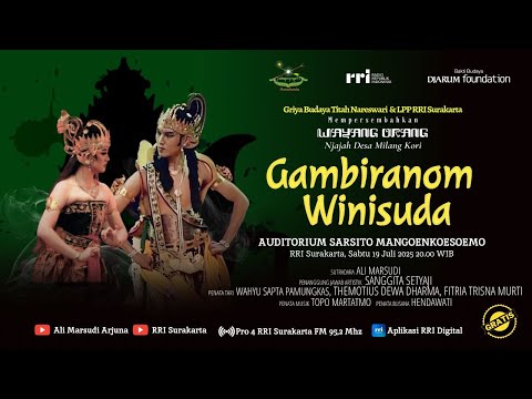 GAMBIRANOM WINISUDA || Wayang Orang Njajah Desa Milang Kori RRI Surakarta & GBTN