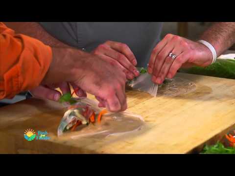 Smoked Florida Mullet Spring Rolls with Sweet Chili Dipping Sauce