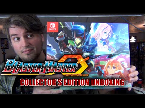 Blaster Master Zero 1 and 2 Collector's Edition Unboxing - Limited Run Games