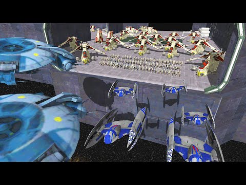 Defiant Clone Army Defends Venator SHIP INVASION! - Men of War: Star Wars Mod Battle Simulator