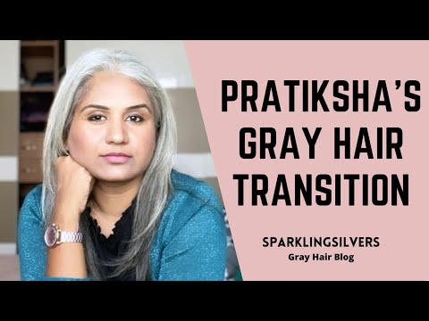 Black to Natural Grey Hair | PRATIKSHA'S GREY HAIR TRANSITION STORY