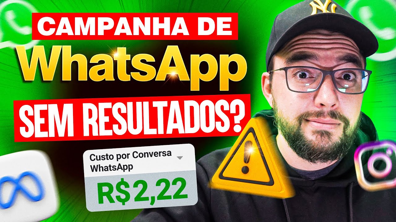 Campanha de WhatsApp, SEM RESULTADOS? Faça isso!! Facebook Ads