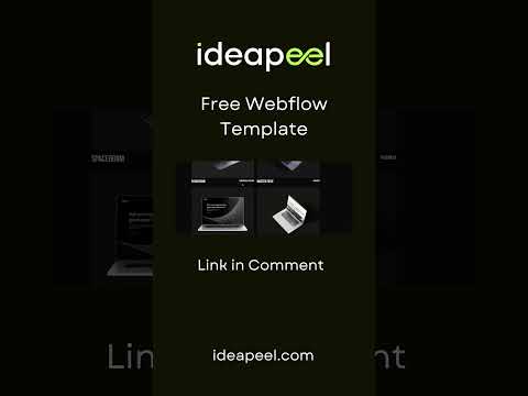 Free Webflow Portfolio Template #free #webflow #webflowtemplate #Cloneable