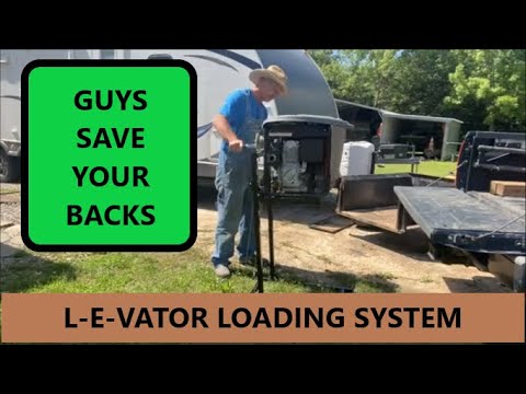 L- E -Vator Easy Load Lifting System Assembly and Demonstration / WAS IT WORTH $99 / GAME LIFT