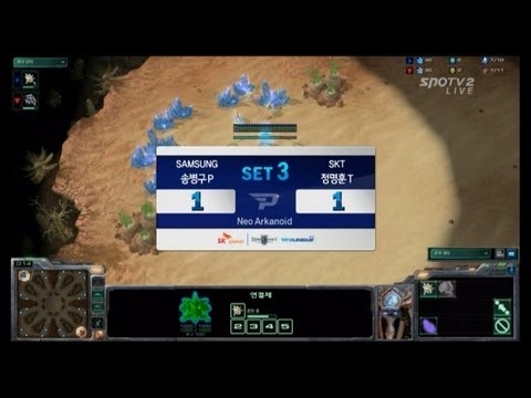 SPL [01.22] SAMSUNG vs SKT 3set / Neo Arkanoid - Starcraft 2,esportstv