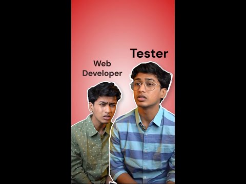 Conversation between a Web Developer and a Tester | AlmaBetter | Shorts