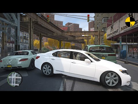 GTA 4 Crash Testing Real Car Mods Ep.12