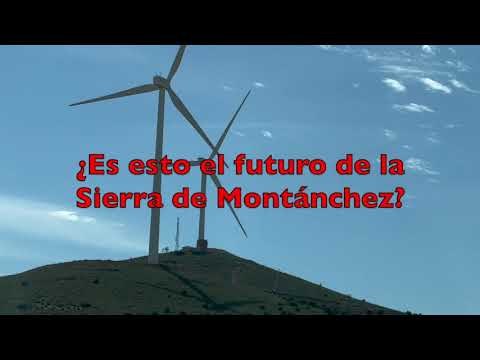 No a los Molinos en Montánchez
