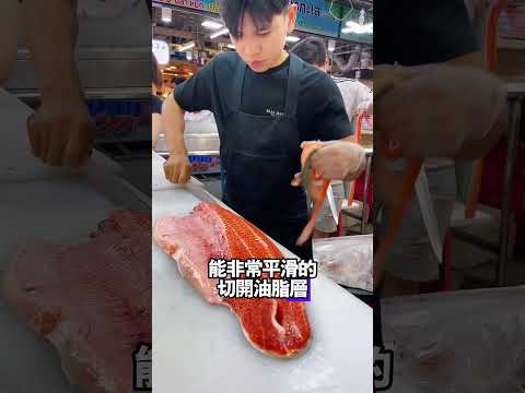 強迫症看了都舒服！這家店處理鮭魚的細節太到位了@win.lvc