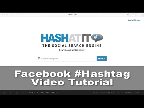 How To Get Your Facebook #Hashtags To Appear on HashAtIt.com