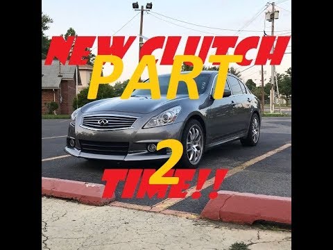 Infiniti G37 Clutch Replacement Part 2 - Putting It Back Together!