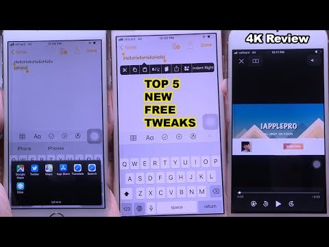 Top BEST 5 Free Jailbreak Tweaks iOS 12 (4K Review)