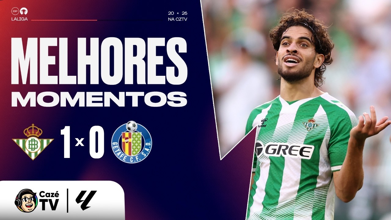 MELHORES MOMENTOS: REAL BETIS 1 X 0 GETAFE | LALIGA 26/27 | 6ª RODADA