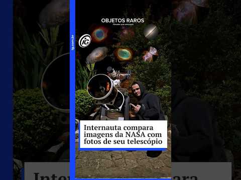 Internauta compara imagens da NASA com fotos de seu telescópio e atinge 36 milhões de views
