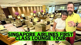 THIS IS WHAT SIA'S FIRST CLASS LOUNGE LOOKS LIKE INSIDE😮