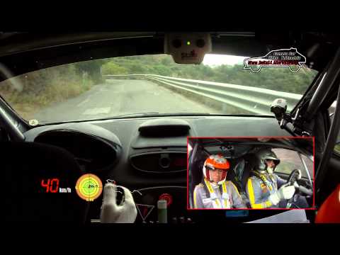 M. Mirabile e G. Avenia al Rally Event Taormina 2014 - PS 8 Camera Car