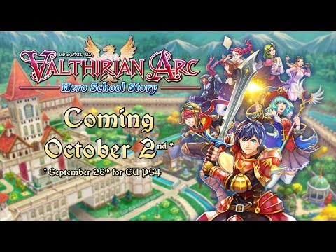 Valthirian Arc: Hero School Story - Release Date Announcement Trailer thumbnail