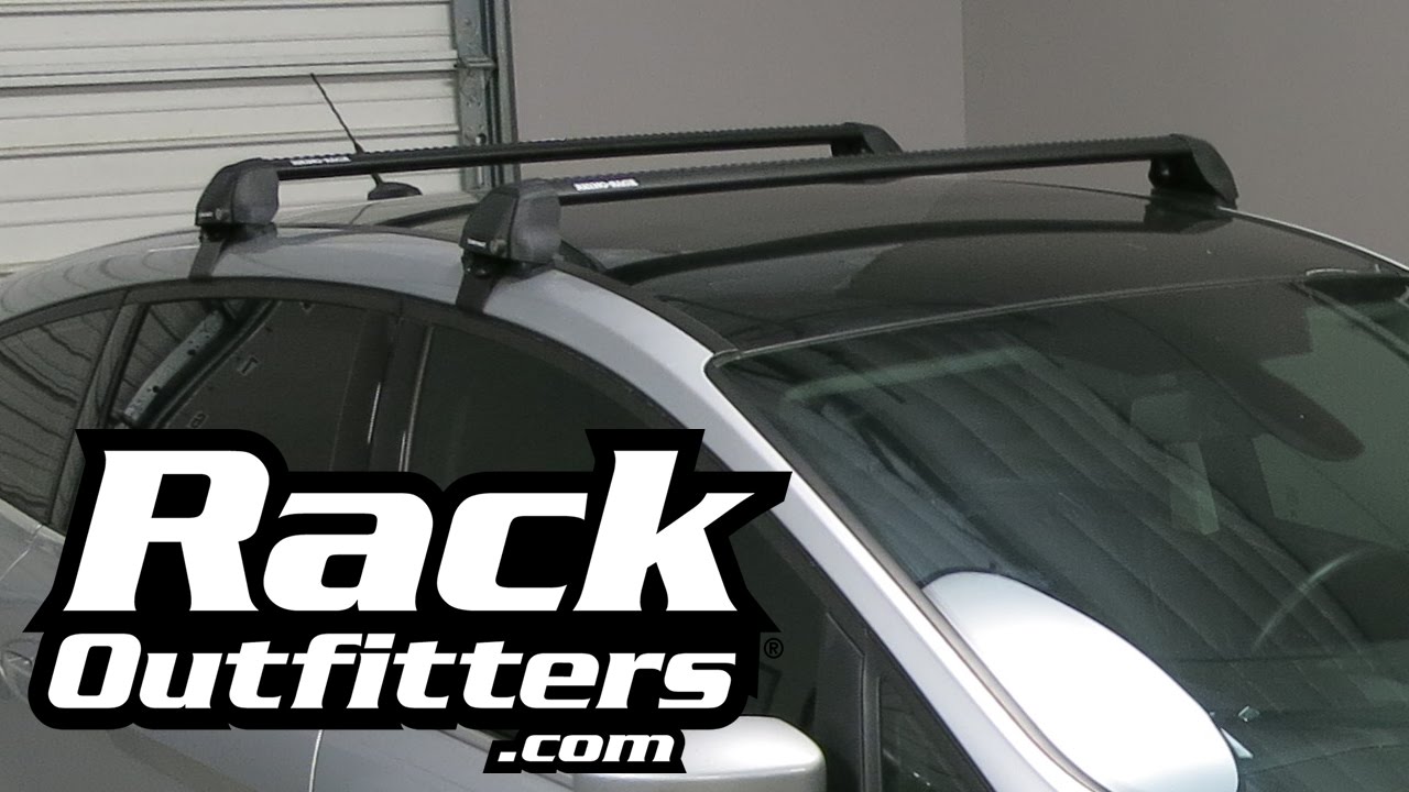 Ford C-Max Rhino Rack 2500 RS Vortex Aero BLACK Base Roof Rack '13-'15 by Rack Outfitters