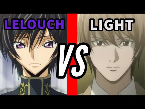 Lelouch (Zero) Vs Light Yagami (Kira) | Code Geass, Death Note