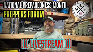 The Idaho Prepper is live! Preppers Forum - Discussing National Preparedness Month!