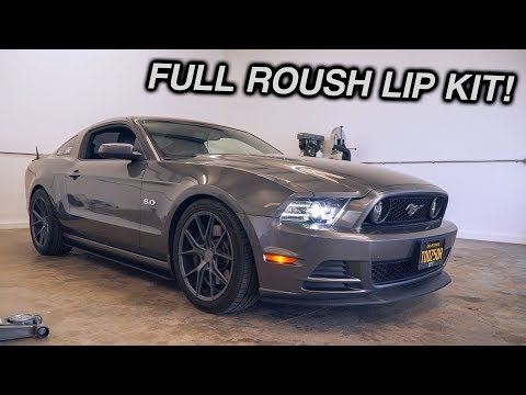 Installing Roush Side Splitters for 2010-2014 Mustangs!