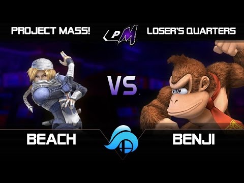Project MASS Losers Quarters - Beach (Sheik) vs. Benji (Donkey Kong)