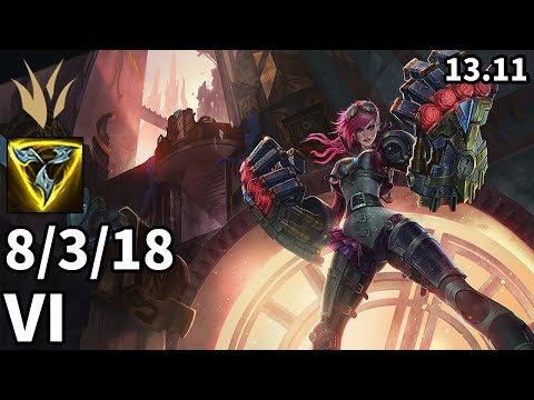 Vi Jungle vs Lillia - EUW Master | Patch 13.11