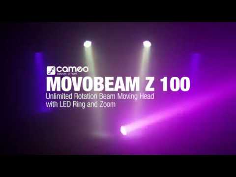 Cameo MOVO BEAM Z 100   Unlimited Rotation Beam Moving Head with LED Ring and Zoom
