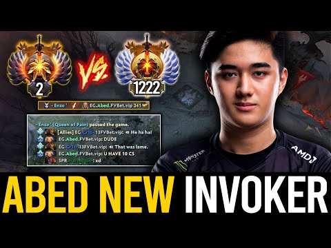 Rank 2 ABED NEW INVOKER vs Rank 1200 Immortal QOP Mid - DOTA 2 7.23a | Dota 2 Invoker