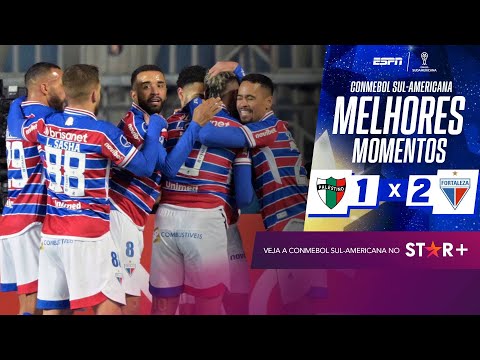 Gols e lances de Palestino x Fortaleza