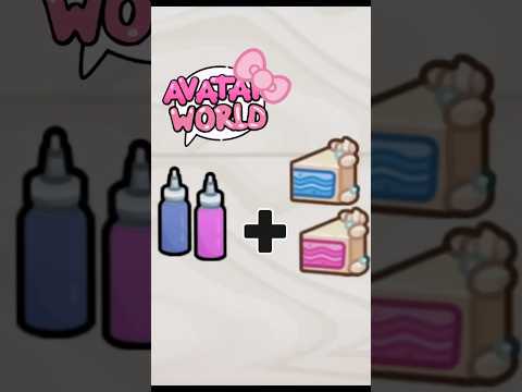 New recipe for cake 🎂 in Avatar world #shorts #avatarworld #avatarworldsecrets #cake #tocaboca