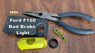 ford F-150 brake light stays on & brake lite switch replacement