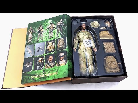 DAMTOYS 78069 - Seals SDV Team 1 Operation Red Wings Navy Team Leader Unboxing - 4k