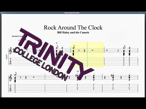 Rock Around The Clock (2012 Syllabus) Trinity Grade 2 Guitar