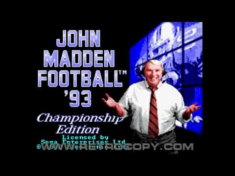 John Madden Football '93 Megadrive