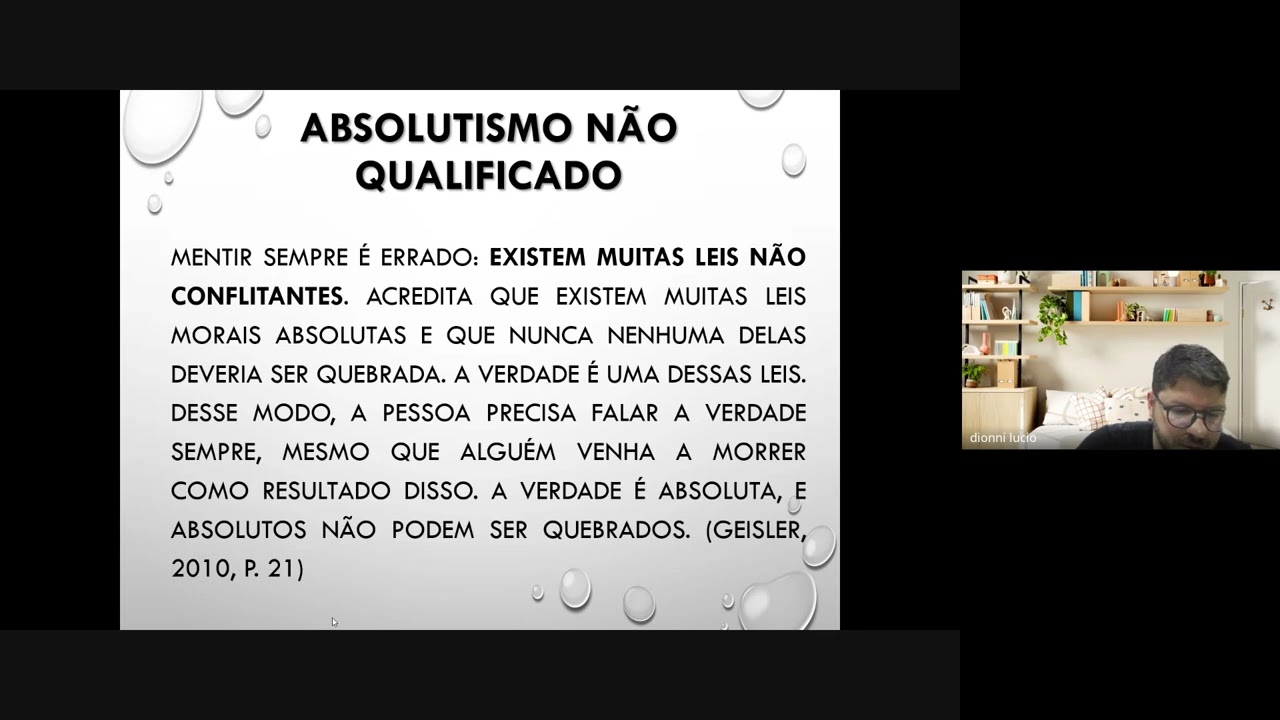 STBM Ética Cristã I e II #18 | 6ª aula parte c 26.09.2024