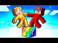 Surviving On ONE LUCKY BLOCK With My CRUSH