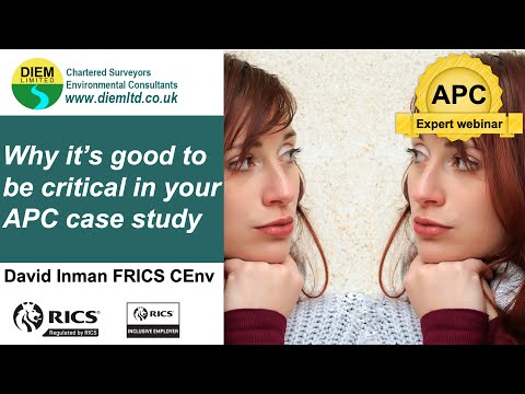 Why it’s good to be critical in your RICS APC case study
