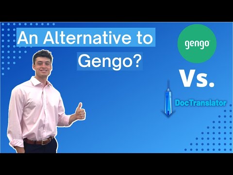 An Alternative To Gengo: Use DocTranslator!