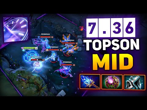 Topson Faceless Void Mid 7.36🔥🔥🔥New Meta + Spell | Dota 2 Pro Gameplay