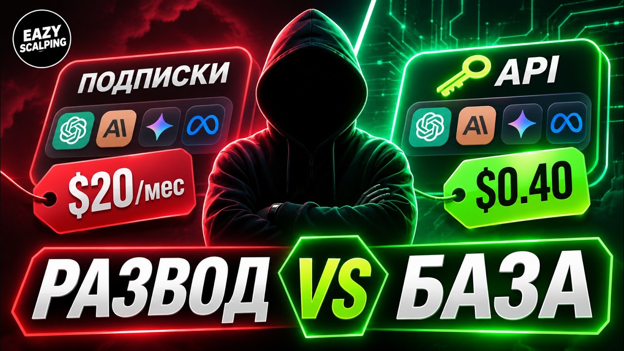 Я СРАВНИЛ API И ПОДПИСКИ НА ИИ — РЕЗУЛЬТАТ ШОК