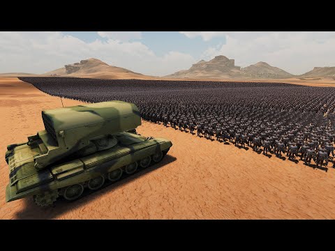 1000 TOS-1 vs 300,000 ORCS - Ultimate Epic Battle Simulator 2 | UEBS 2