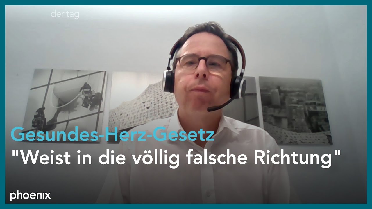 "Probleme werden verstärkt": Reaktion auf das "Gesunde-Herz-Gesetz" von Prof. Scherer | 28.08.24