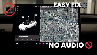 How To Fix NO SOUND Issue in a Tesla